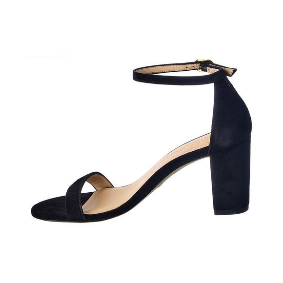 Stuart Weitzman Nearlynude Suede Sandal - Picture 2 of 5